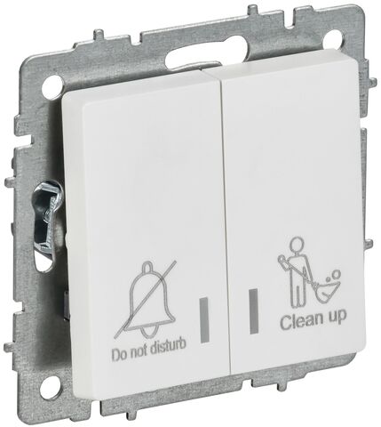 BRITE Выключ. 2-кл. с инд. отел. 10А ВС10-2-9-БрАБ а/б IEK