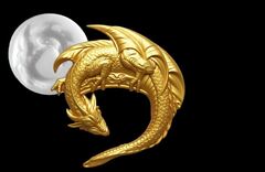 Силиконовый молд Дракон 077