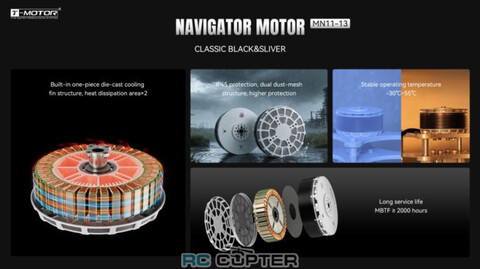 T-Motor MN1330 KV40 (52", 24S, 75 кг)
