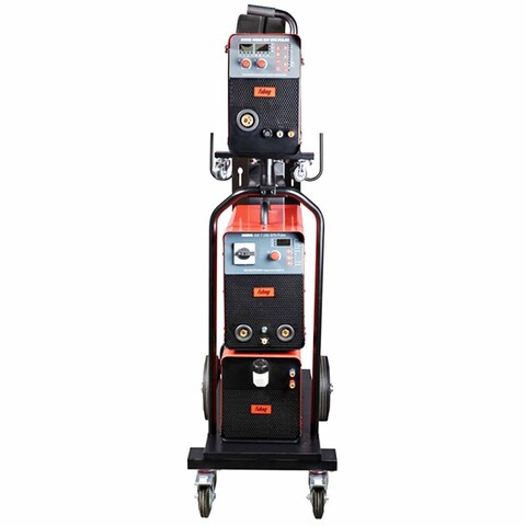 Cварочный полуавтомат Fubag INMIG 500T DW SYN PULSE+ Подающий механизм DRIVE INMIG DW SYN PULSE  + Горелка FB 500 + Блок жидкостного охлаждения Cool 70 + Тележка для аппаратов + Шланг-пакет 5 метров 70мм2 14 pol с жидкостным  охлаждением