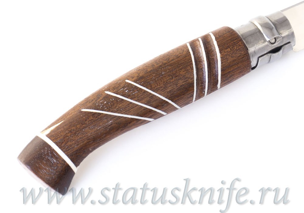 Нож авторский Opinel 08 Mirror Brown полированный клинок
