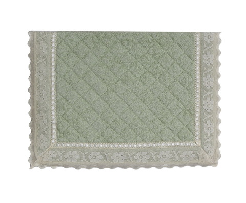 Коврик для ванной 50х70 Old Florence Buratto зеленый
