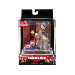 Игровая коллекционная фигурка Jazwares Roblox Desktop Series Meep City: Principal Panic W6