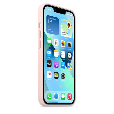 Чехол для IPhone13, Silicone Case with MagSafe, Chalk Pink(MM283ZM/A)