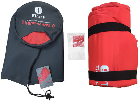 Картинка коврик самонадувающийся Btrace Therm-a-Pro 8 красный - 4