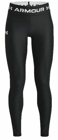 Брюки для девочки Under Armour Girls' HeatGear Leggings - black/white