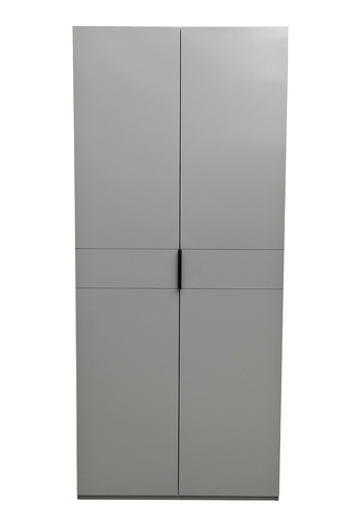 Шкаф Alto двухд с полками, цвет серый Кобальт, фасад глухой 100*57*228.5см
