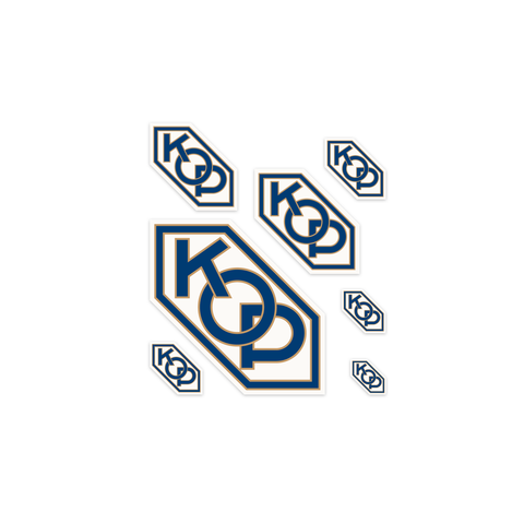 Виниловые стикеры «Эмблема КОР 1928 года». Лист А5