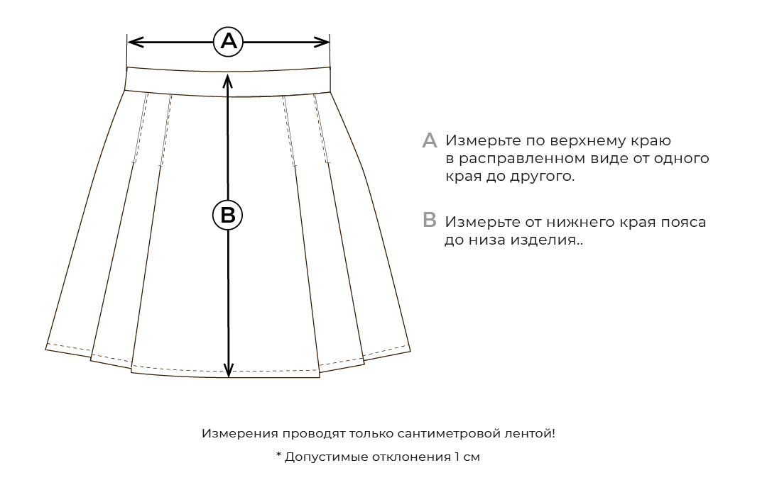 Юбка со складками "Синяя" 7+ Вид№10