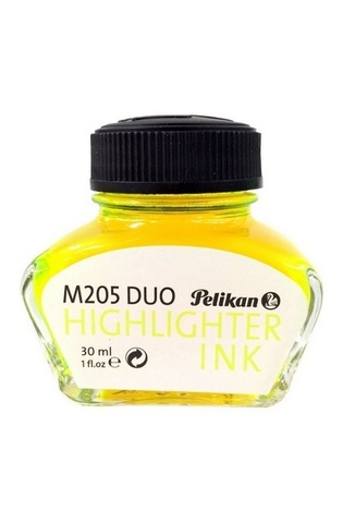 Ручка перьевая Pelikan Elegance Classic M205 Duo Highlighter Neon, Yellow BB (819886)