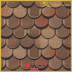 Гибкая черепица ТехноНиколь SHINGLAS Атлантика Тенерифе 1,5м2 (Трехслойная)