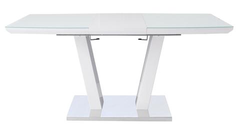 Стол DT-9107, цвет #1 White (белый) кухонный , для столовой, гостиной, Ш120(160) х Г800 х В760