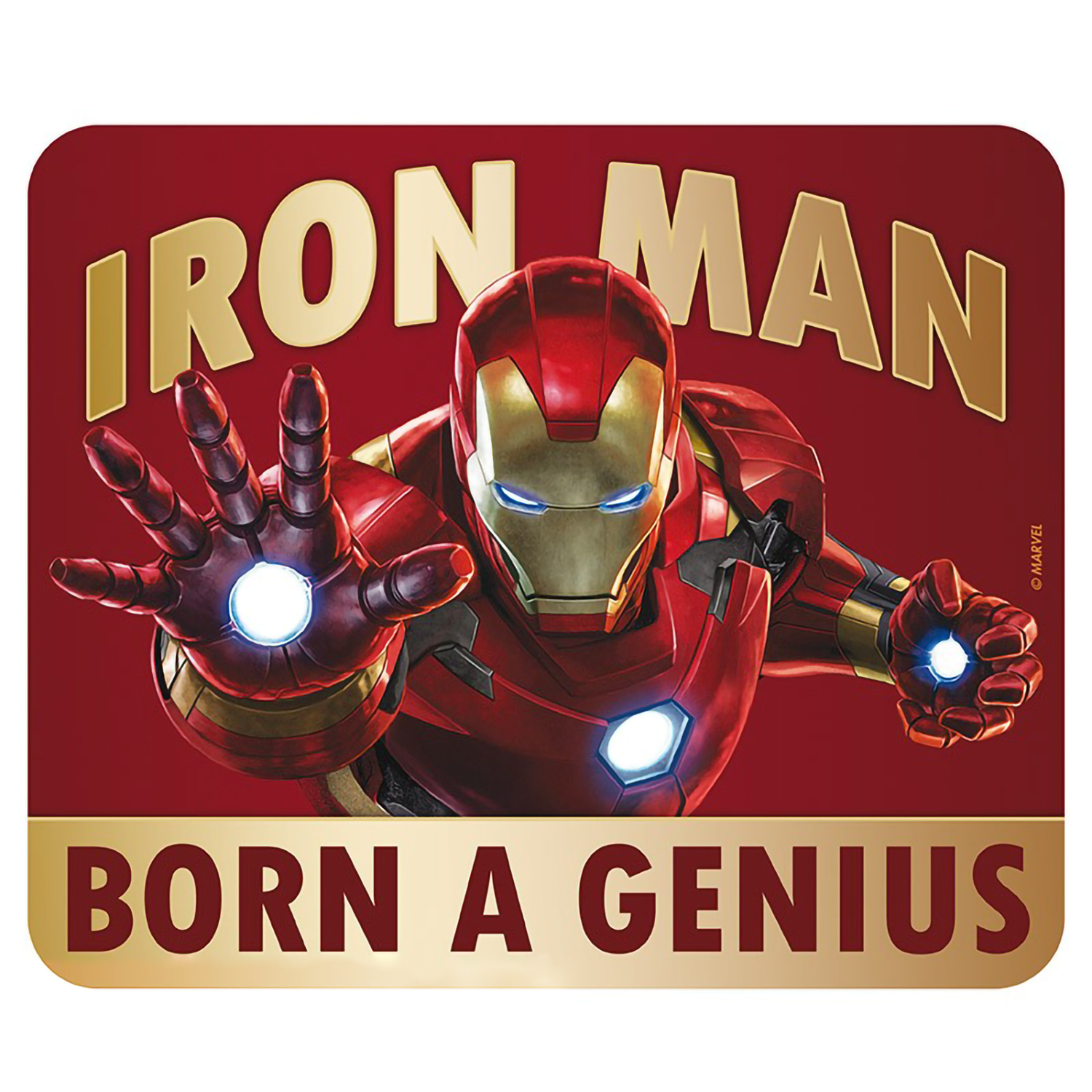 Купить «Коврик для мыши ABYstyle Marvel Flexible Mousepad Iron Man Born to  be a genius ABYACC366» по выгодной цене в магазине комиксов «Comic Street»