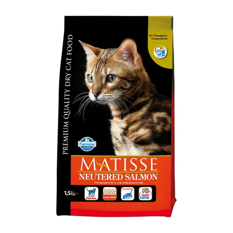 Сухой корм Farmina Matisse Neutered Salmon с лососем 1,5 кг для взрослых стерилизованных кошек