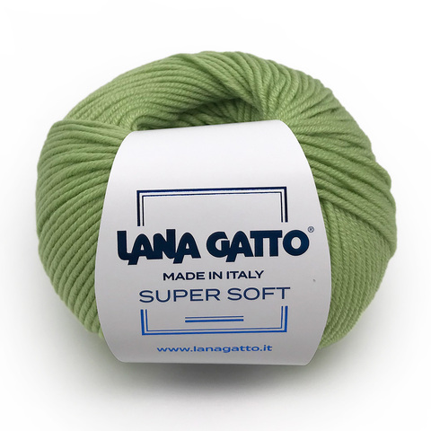 Пряжа Lana Gatto Super Soft 05282 салат (уп.10 мотков)