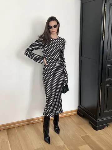 Платье Lina Midi Polka Dot Pastel.Moscow