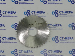 Фреза отрезная по металлу 80х4х22мм z=40 Р6М5 без фаски с ш/п