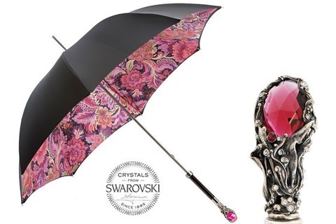 Зонт-трость Pasotti- Luxury Red Gem Woman Umbrella, Италия.