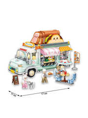 Конструктор LOZ mini Хлебопекарный грузовичок 1388 деталей NO. 1127 Bakery truck