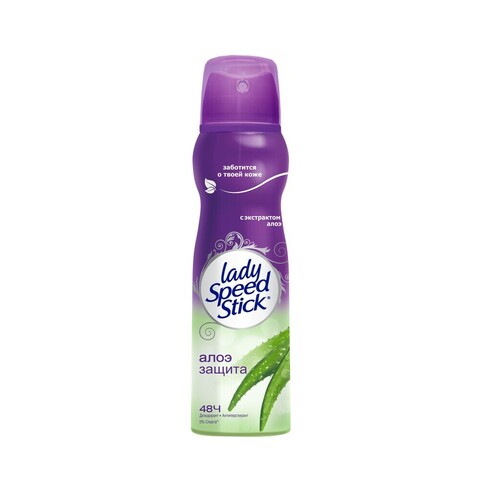 Antipersperant \ Антиперсперант \ Antiperspirant  Дезодорант спрей Lady Speed Stick Aloe Для Чувствительной кожи