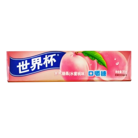 Жевательные конфеты со вкусом персика, 35 гр
