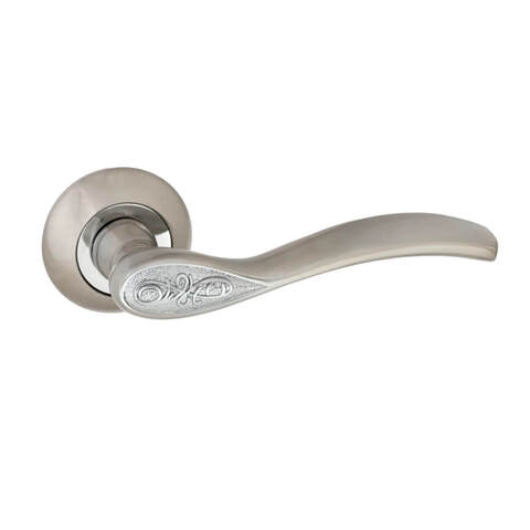 Дверная ручка Vettore R.07.1313 SN/CP (Сатин/Хром)