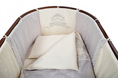 Комплект в кроватку Nuovita "Prestigio Pizzo", 6 предметов. (rosa / розовый)