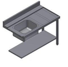 Стол для посудомоечной машины KAYMAN СПМ-111/1207 Л