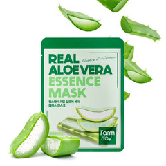 Тканевая маска с экстрактом алоэ вера FARMSTAY Real Aloe Vera Essence Mask