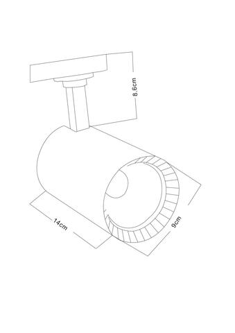 Светильник потолочный трековый Arte Lamp Vinsant A2664PL-1BK