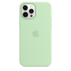 iPhone 12 Pro Max Silicone Case with MagSafe Pistachio