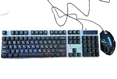 Набор игровой 2 в 1 клавиатура + мышь RGB KT288