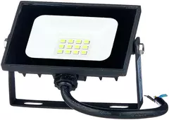 Прожектор СДО 06-10 светодиодный черный IP65 6500 K IEK