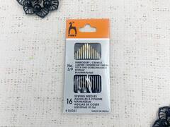 Иглы швейные "PONY" 04361 для вышивания и шитья №3-9, 16 игл