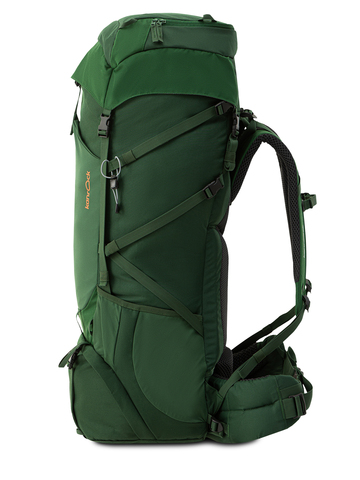 Картинка рюкзак туристический Kanrock Charger 90+15 Pine Green - 5
