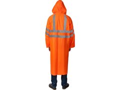 ЗУБР р.52-54, на молнии, нейлон, сигнальный цвет, плащ-дождевик, Профессионал (11617-52)