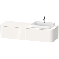 Duravit Happy D.2 Plus Тумба подвесная  354x1600x550мм 2 ящика, DX, цвет: белый глянцевый HP4944R2222 фото