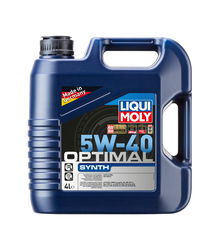 Масло Liqui Moly Optimal Synth 5W40 SN/CF A3/B4 (4л) синтетика