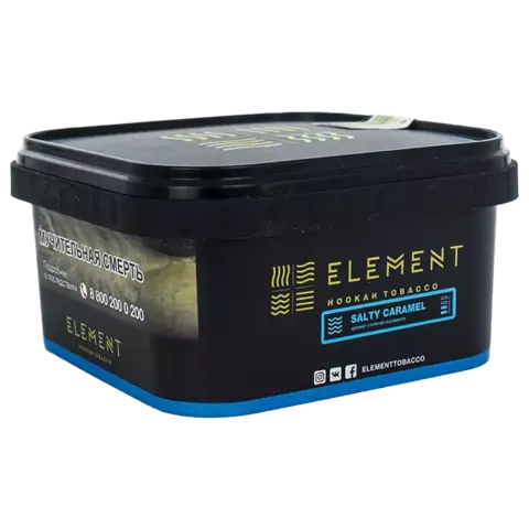 ELEMENT SALTY CARAMEL  (СОЛЕНАЯ КАРАМЕЛЬ) ВОДА 200г