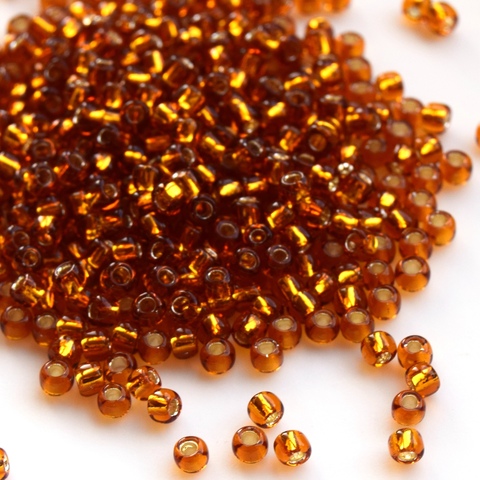 Бисер Тохо круглый 15/0 0022С темно-золотистый