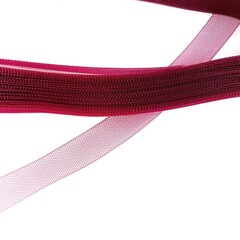 Лента регилин, сетка, ш. 2 см, тёмная фуксия