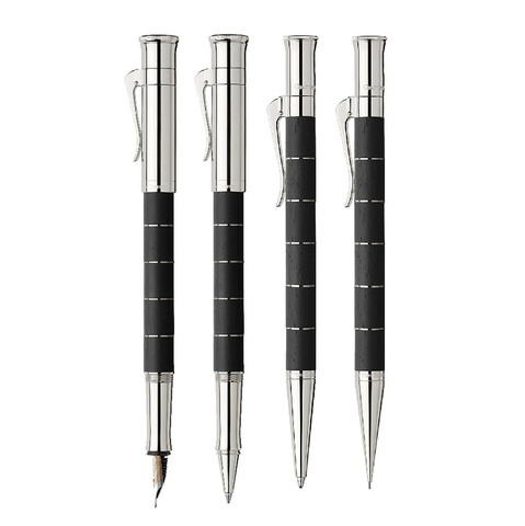 Ручка перьевая Graf von Faber-Castell Classic Anello Ebony, M (145500)