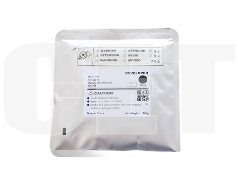 Девелопер для KONICA MINOLTA Bizhub 308/368, C258/C308/C368 (CET) Black, 200г, 600000 стр., CET171015