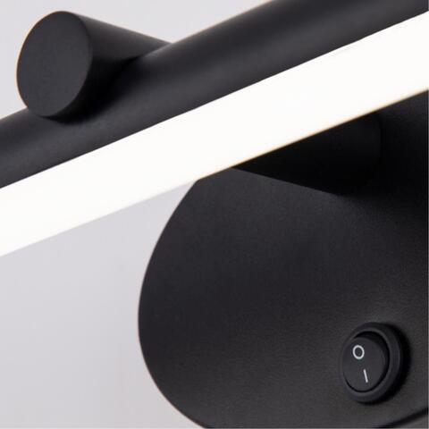 Светодиодная подсветка для зеркал Arte Lamp RONNIE A8025AP-1BK