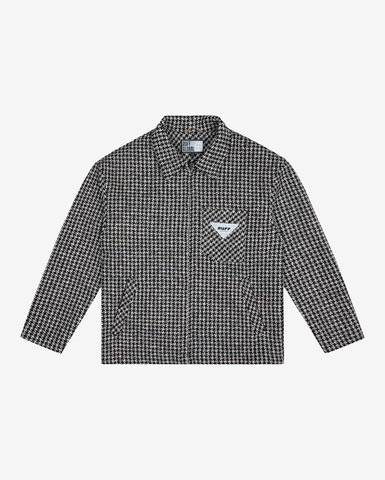 Куртка RUFF Global DRP Houndstooth черно-белая