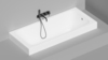 Salini 102027MF ORLANDA 170x75 Встраиваемая ванна с прямоугольной чашей, регулируемые ножки, RAL полностью