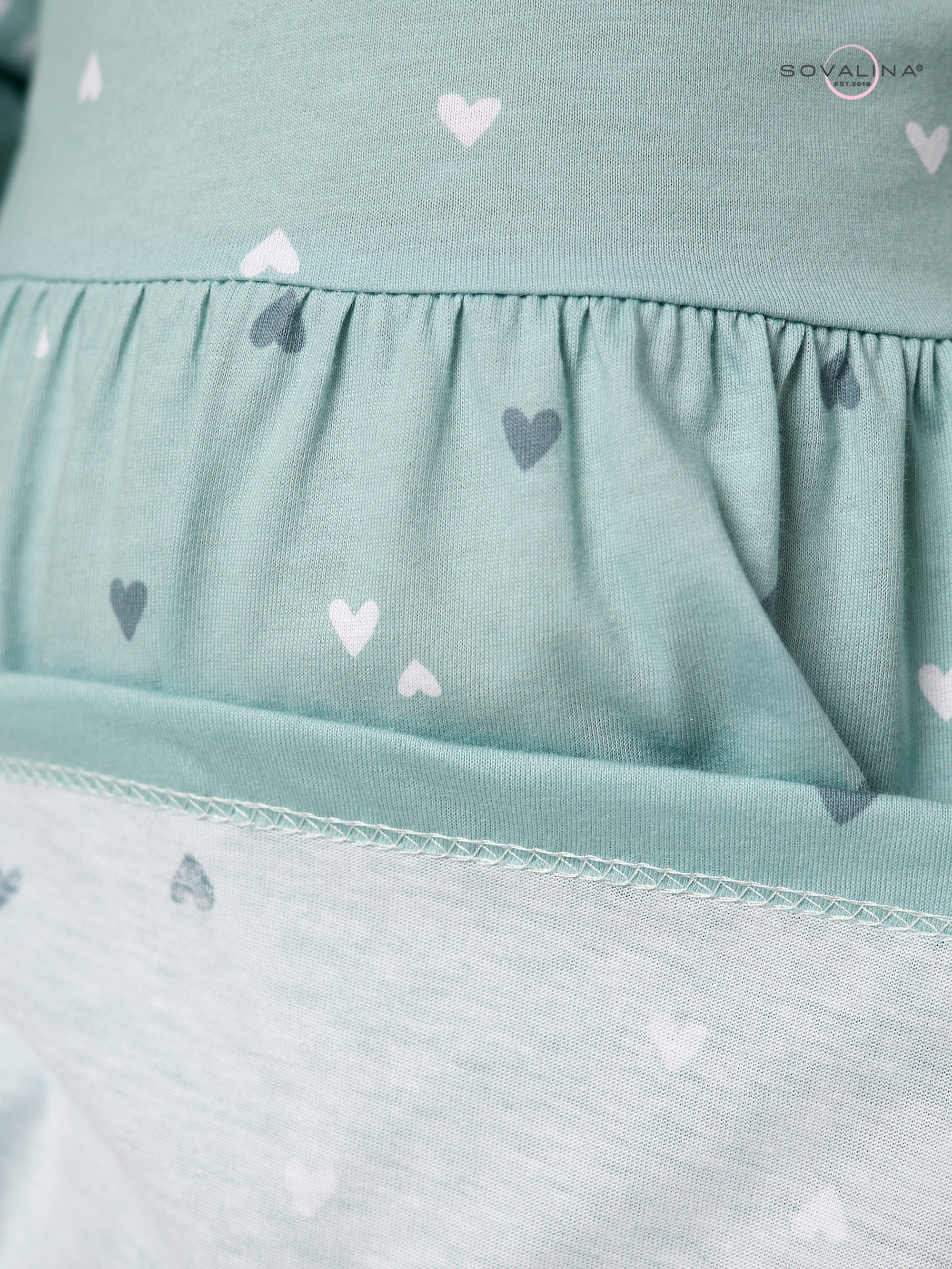 Платье Моана мятное конфетти