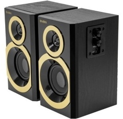 Компьютерные колонки SVEN SPS-619 черный-золотистый