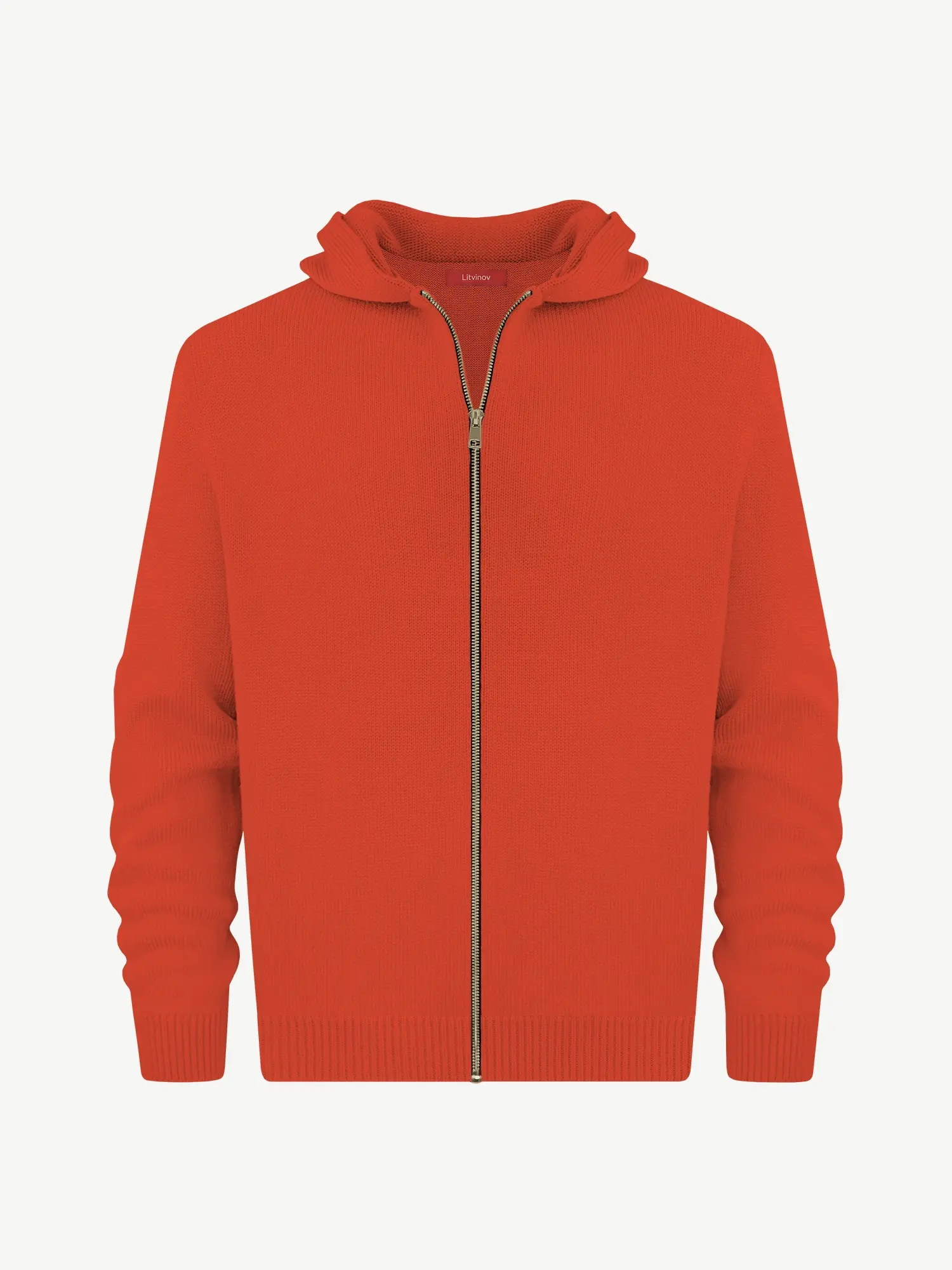 Толстовка на замке из шелка