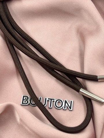 Шнур круглый темно-коричневый 1,6 м